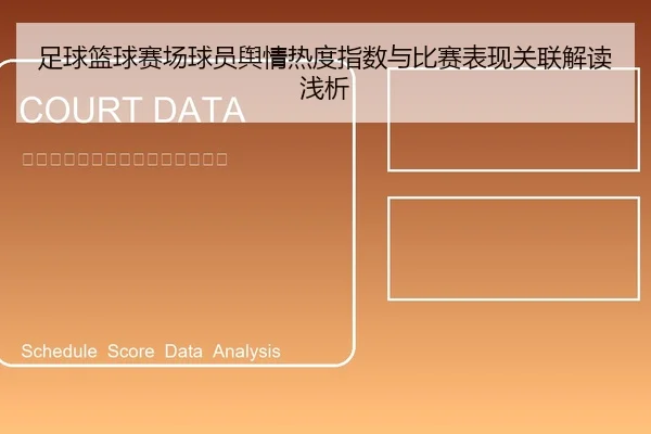 足球篮球赛场球员舆情热度指数与比赛表现关联解读浅析